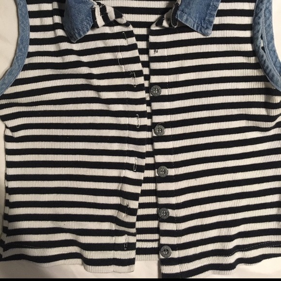 Vintage b&w crop top - Picture 5 of 5